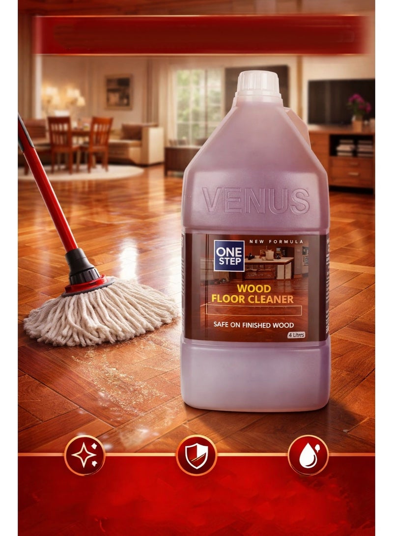 فينوس منظف الارضيات الخشبية ( الباركيه) برائحة منعشة 4 لتر - Image 5